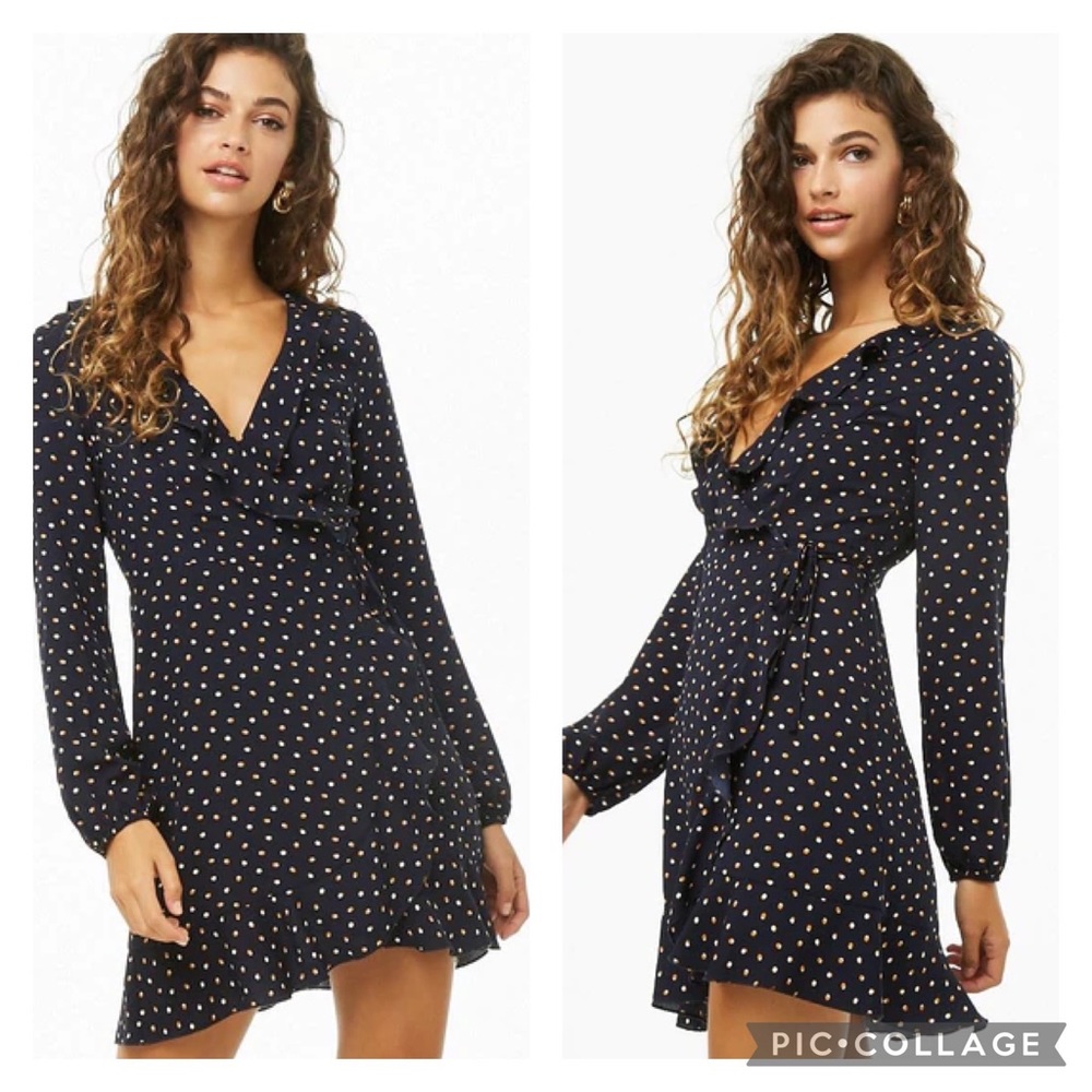 Mini wrap dress